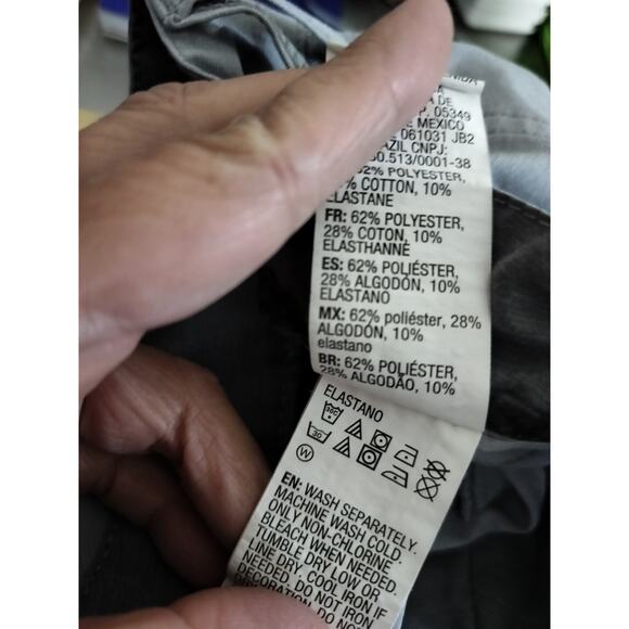 M676) Quiksilver Silver Amphibian Shorts Size 34 - Picture 11 of 11